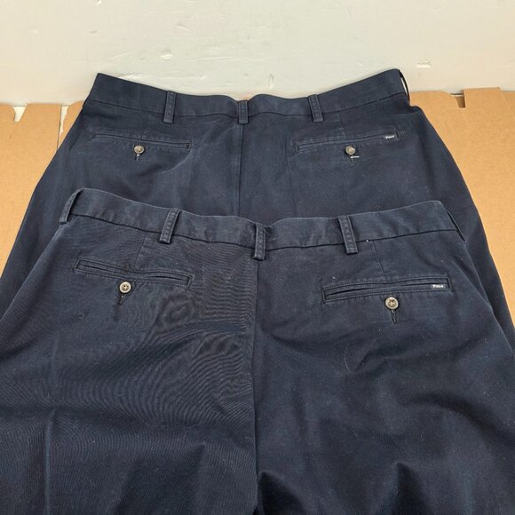 Polo Ralph Lauren Men's Chino Pants 38x32 Blue Stretch Classic Fit Flat Front - Picture 4 of 10